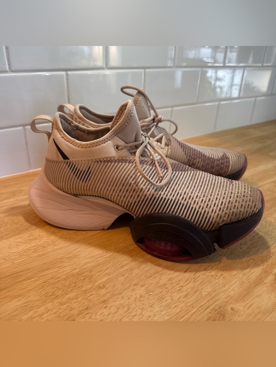 Nike Shoes - Nike Women's Slip-On Athletic Shoes in Beige and Burgundy